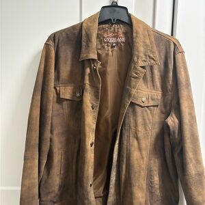 Men’s xxl overland suede jacket never worn